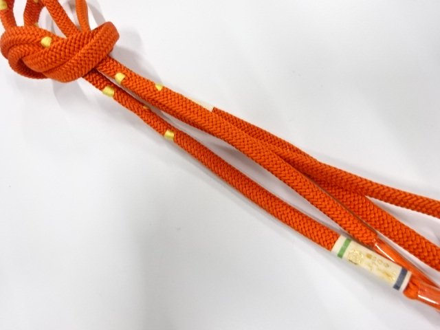 未使用品　正絹　手組帯締め
